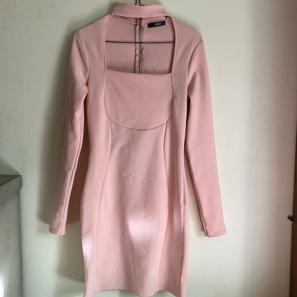 Pale pink Quiz party dress